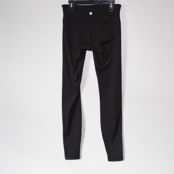 Lululemon Wunder Under Low-Rise Tight Full-On Luon 28" Black Size 4 H13796 - Picture 2 of 12